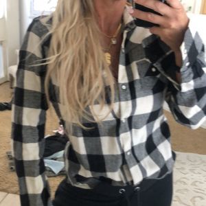 Flannel Button Up small